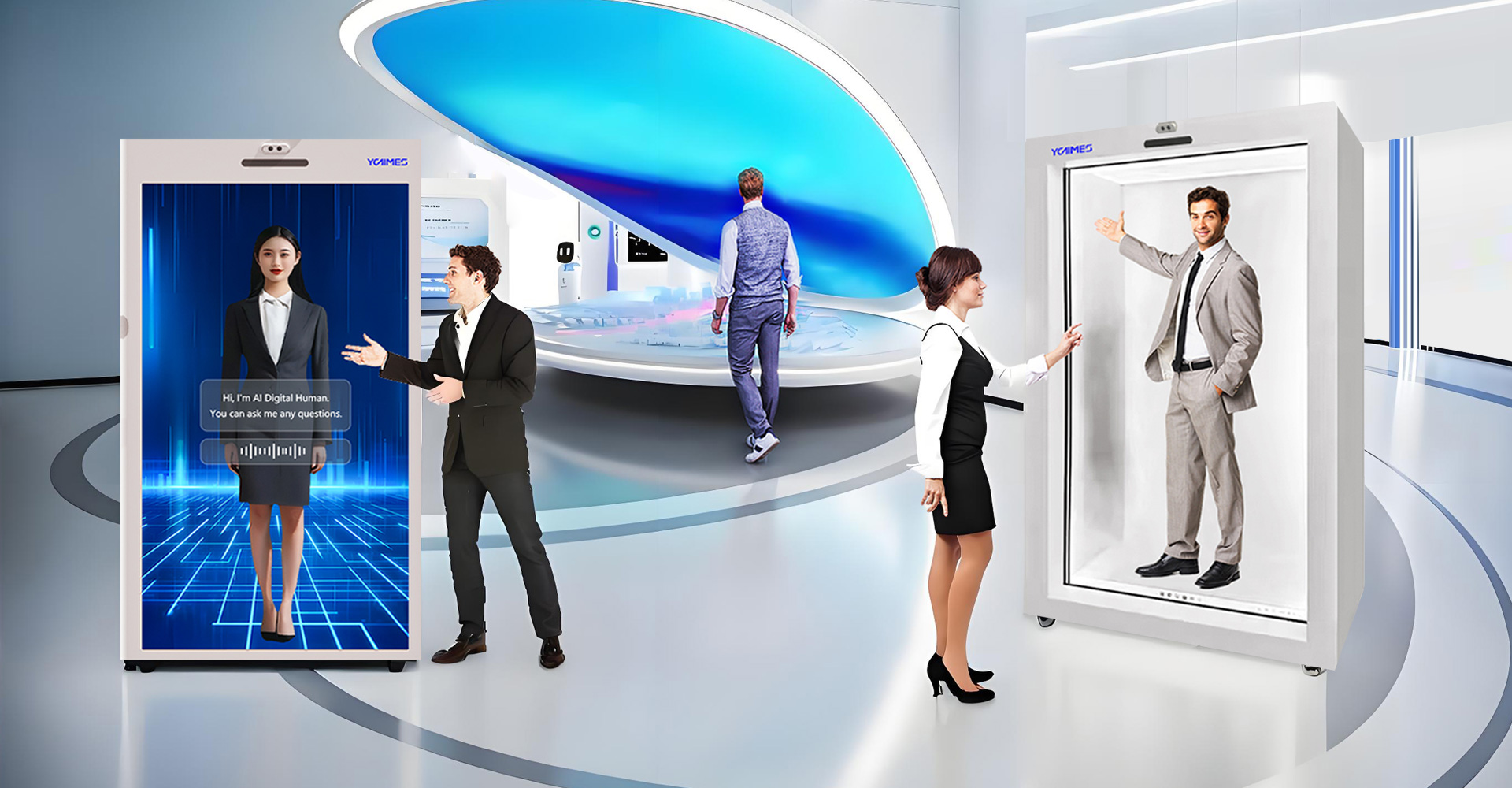 3D Hologram Digital Human Kiosk
