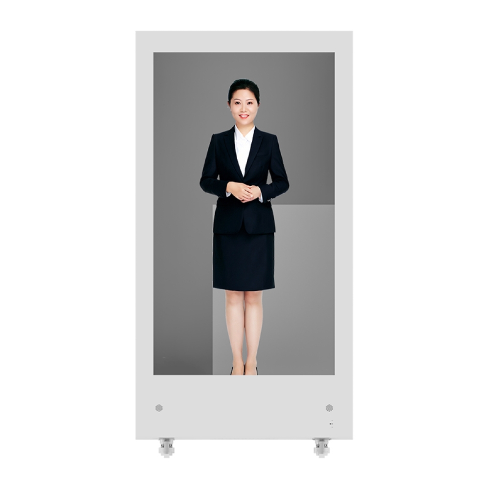 55inch Interactive 3D Holographic Capsule for Digital Human