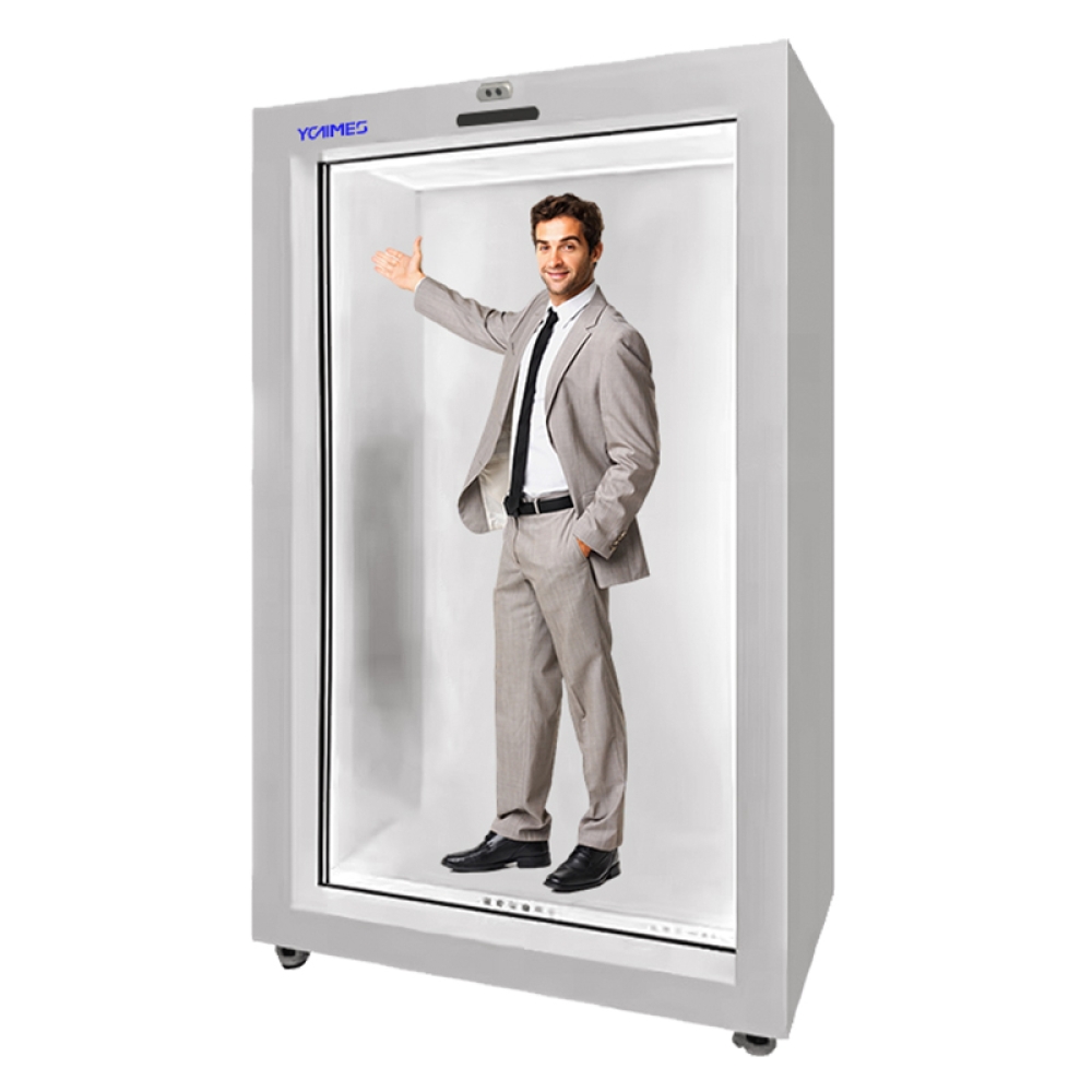 86inch Interactive 3D Holographic Cabin Digital Human AI Holobox