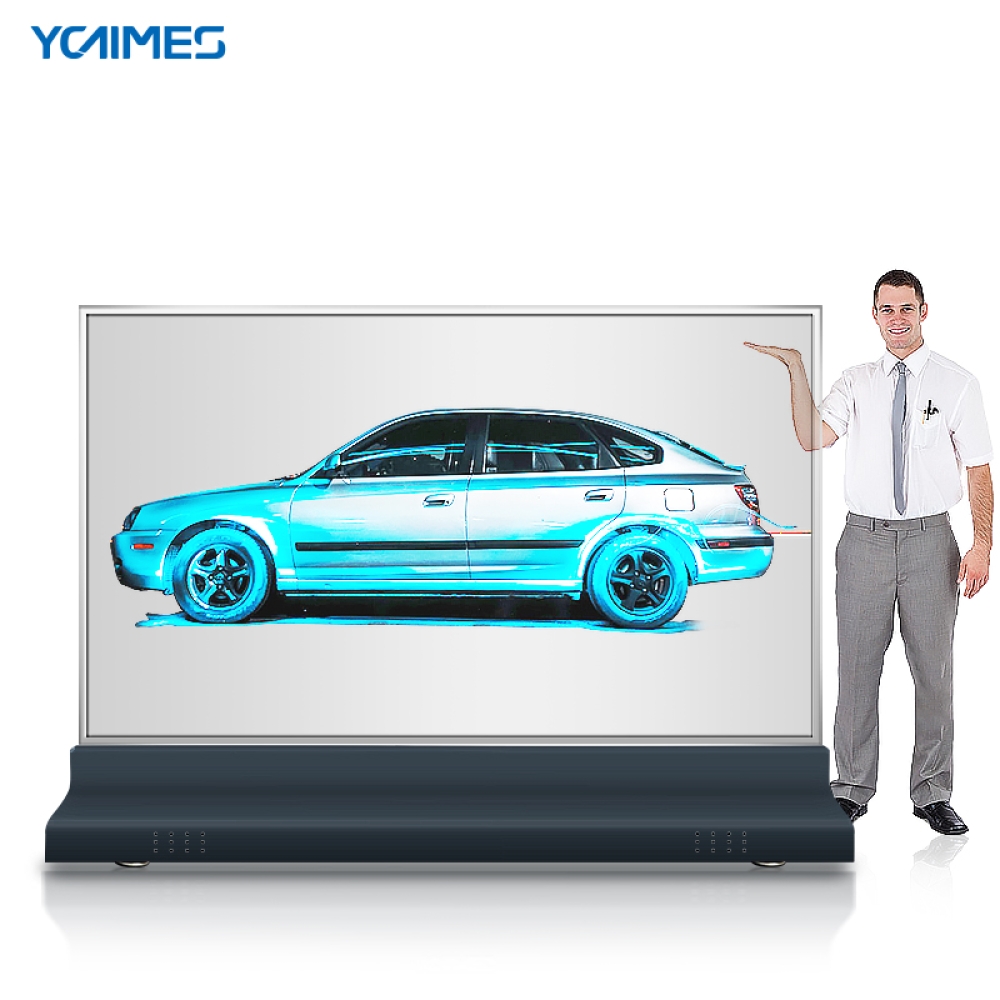 2x55 inch Floor Standing OLED Transparent Screen